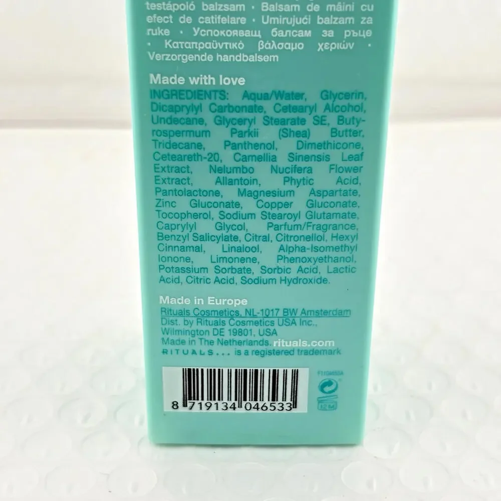 RITUALS The Ritual Of Karma Hand Balm Holy Lotus & White Tea‎ 5.9 oz New